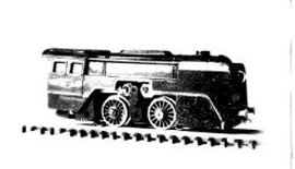 Рис.3. Первая модель локомотива от ROKAL-TT - двухосный паровоз (1947 г.)