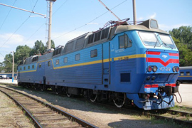 Кадр 2. Электровоз ЧС7-297 (Украина).