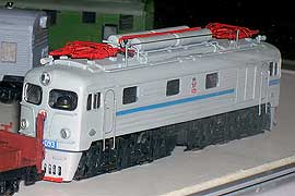 Кадр 1. Модель электровоза ВЛ23-093 на выставке в ЦМЖТ, Петербург.