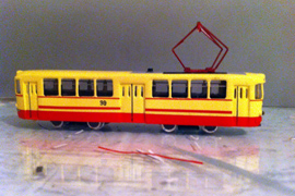 Кадр 46. Модель трамвая ЛМ-57 из колл. Л.Мощевитина.