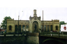 Фото 3. Вид Варшавского вокзала до реконструкции. Фотография, которая была взята за основу при строительстве макета.