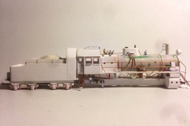 Модель паровоза Эр перед окраской