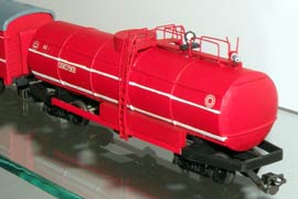 Кадр 4. Модель первого вагона-цистерны пожарного поезда.