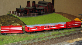 Кадр 1. Модель пожарного поезда (в малосерийном исполнении, от 
