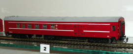 Кадр 9. Модель служебного вагона в составе пожарного поезда, переделанного из ЦМВ.