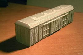 Кадр 2. Неокрашенный корпус модели (авторская работа А.Бахтина).